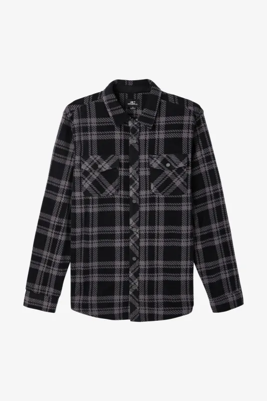 GLACIER PLAID SUPERFLEECE FLANNEL SHIRT sold by O'Neill