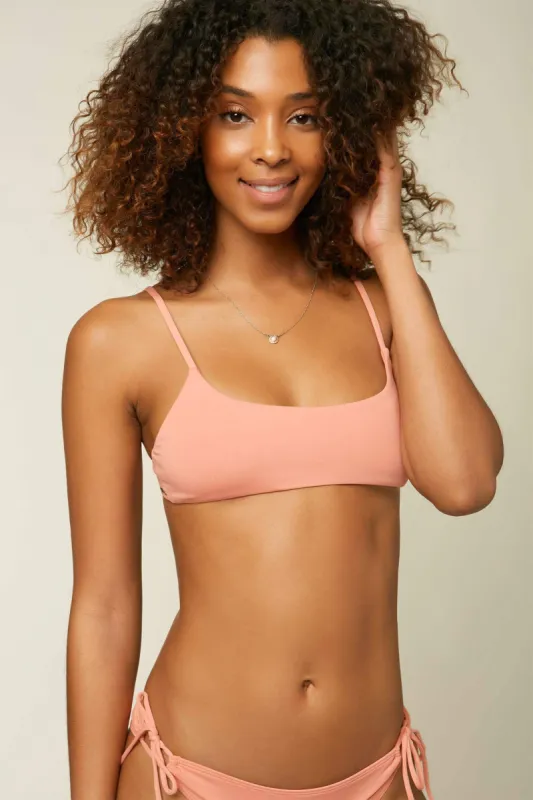 SURFSIDE SALTWATER SOLIDS BRALETTE TOP sold by O'Neill