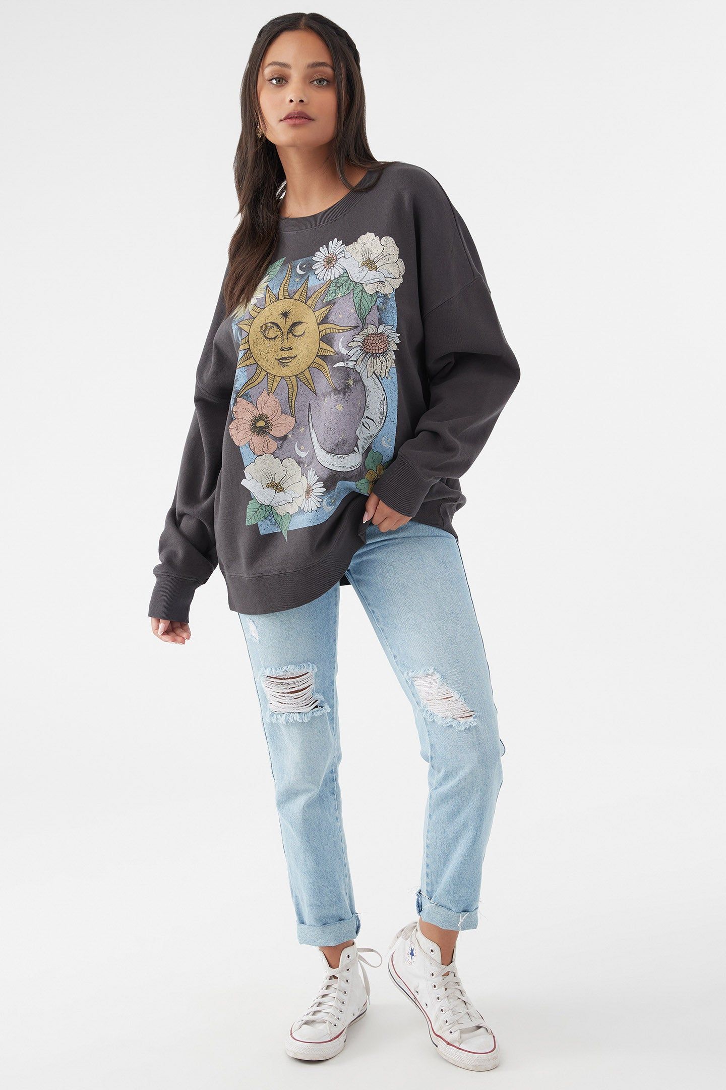 BEWITCHED BOUQUET OVERSIZED FLEECE sold by O'Neill product image thumbnail 4