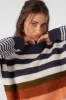 BILLIE STRIPE MOCKNECK OVERSIZED SWEATER sold by O'Neill