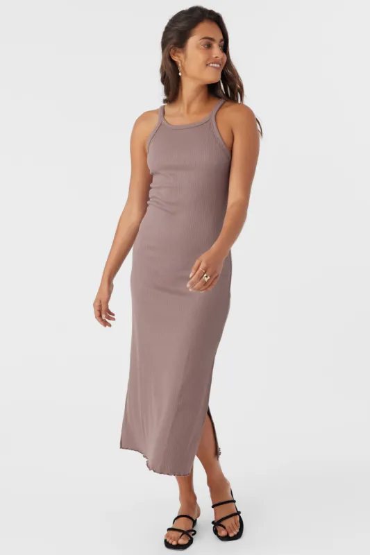 ERES RIB KNIT MIDI DRESS sold by O'Neill