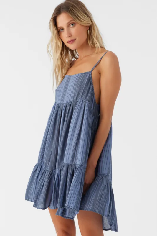 SALTWATER ESSENTIALS RILEE STRIPED COVER-UP DRESS sold by O'Neill