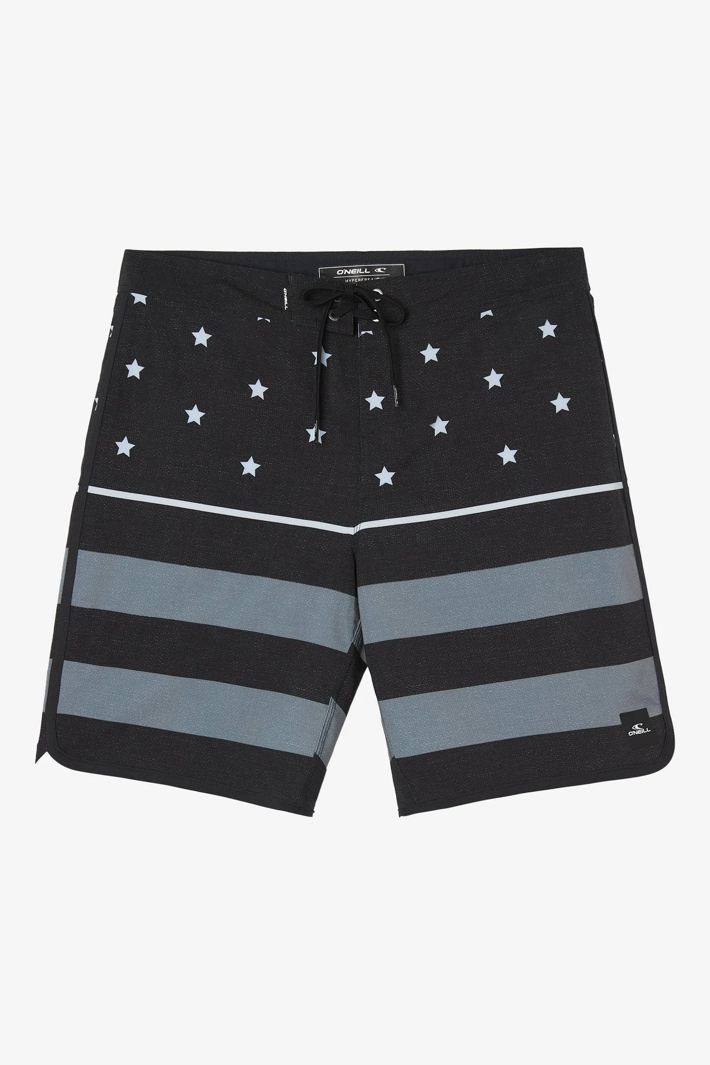 HYPERFREAK MYSTO SCALLOP FLAG 19" BOARDSHORTS sold by O'Neill