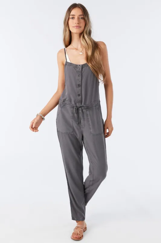 FRANCINA TWILL JUMPSUIT sold by O'Neill