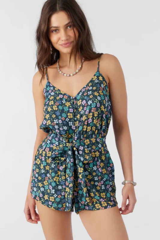 KASEN LAYLA FLORAL ROMPER sold by O'Neill