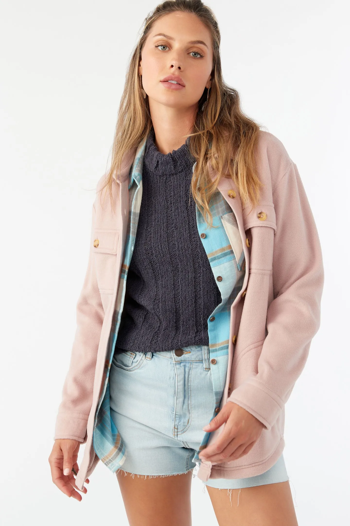 COLLINS OVERSIZED SUPERFLEECE SHACKET sold by O'Neill product image thumbnail 5