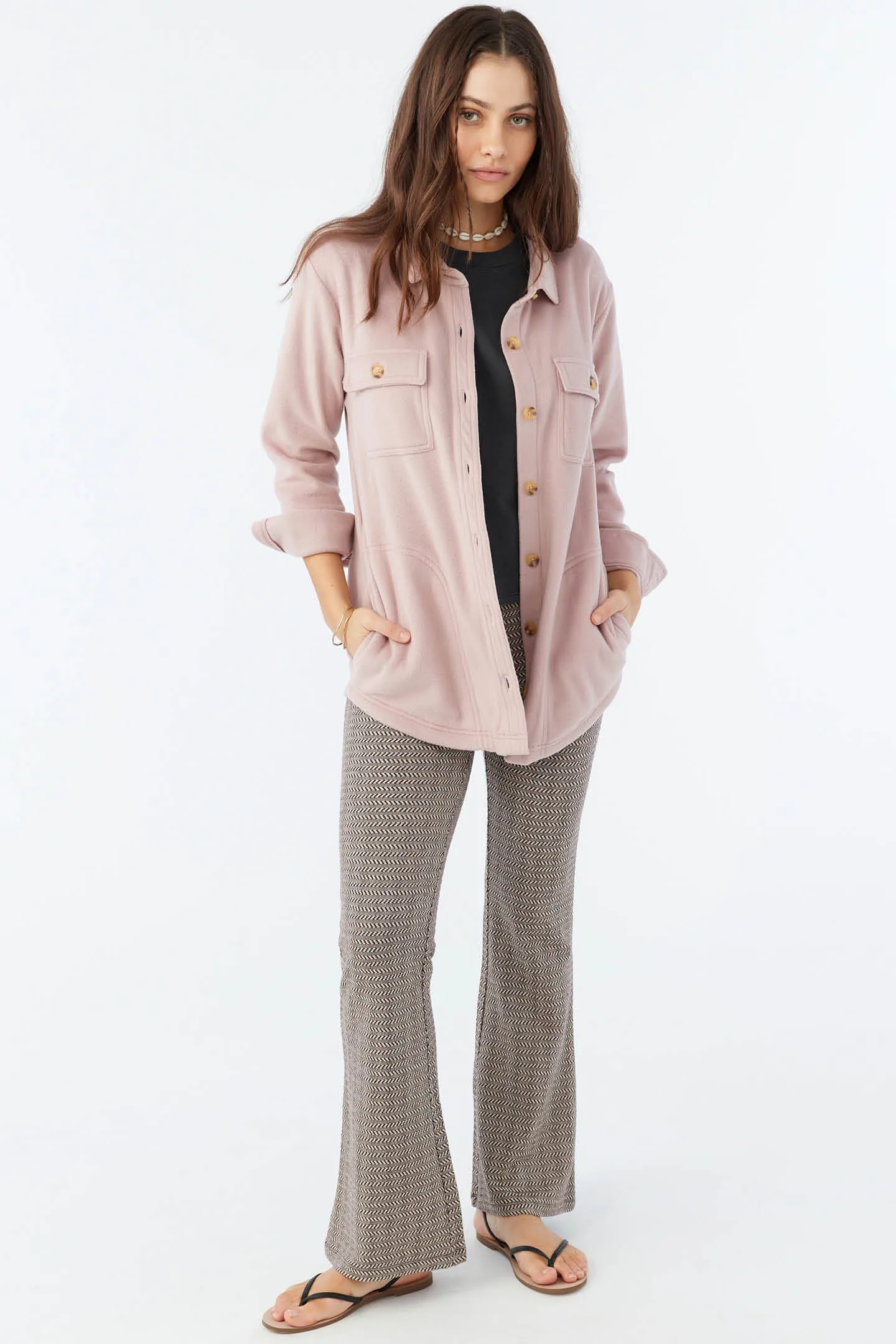 COLLINS OVERSIZED SUPERFLEECE SHACKET sold by O'Neill product image thumbnail 4