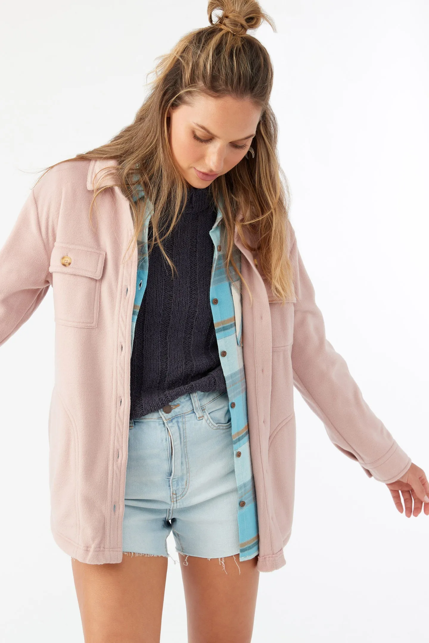 COLLINS OVERSIZED SUPERFLEECE SHACKET sold by O'Neill product image thumbnail 2