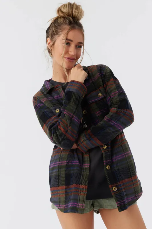 COLLINS OVERSIZED SUPERFLEECE SHACKET sold by O'Neill