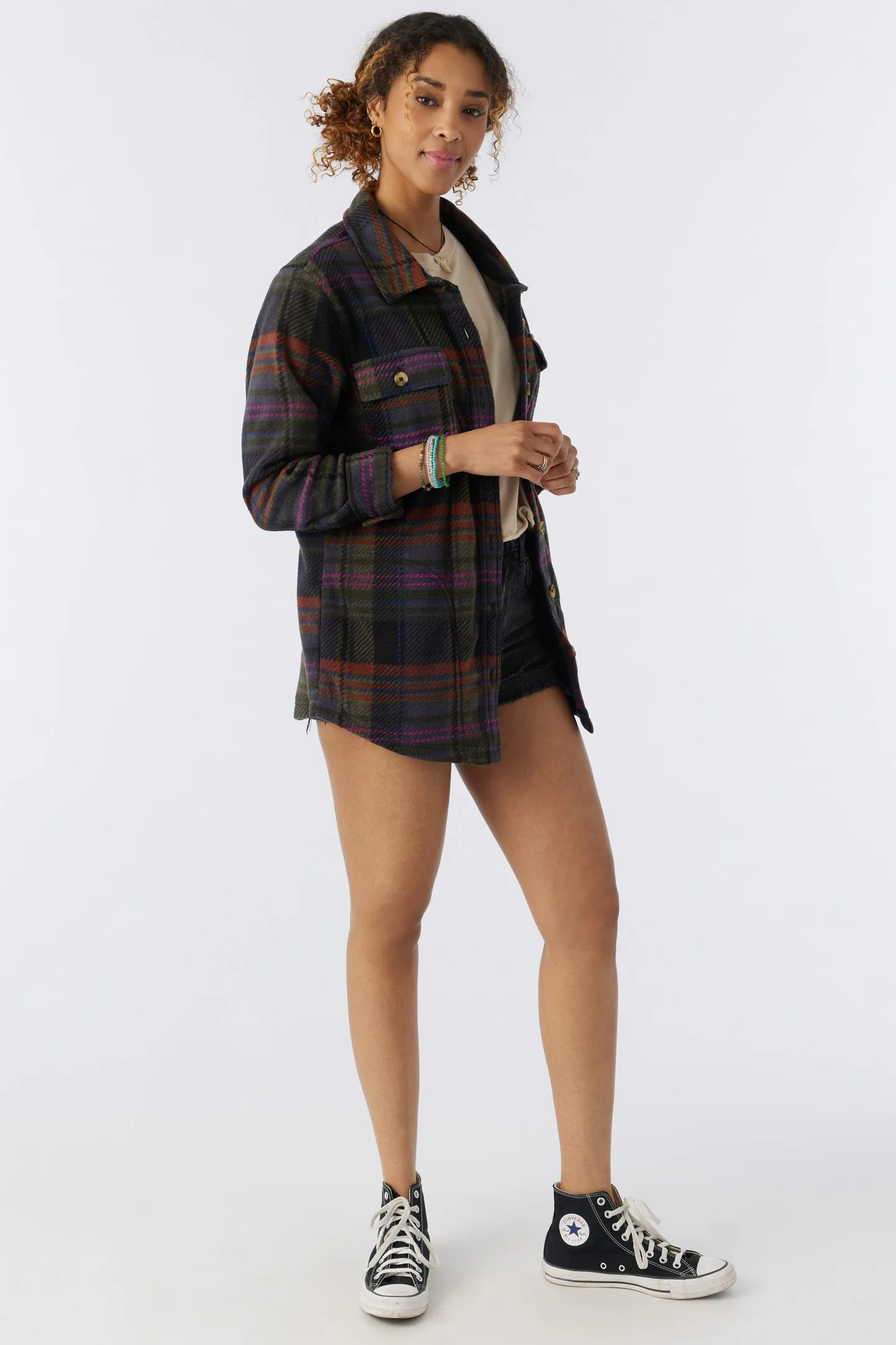COLLINS OVERSIZED SUPERFLEECE SHACKET sold by O'Neill product image thumbnail 3