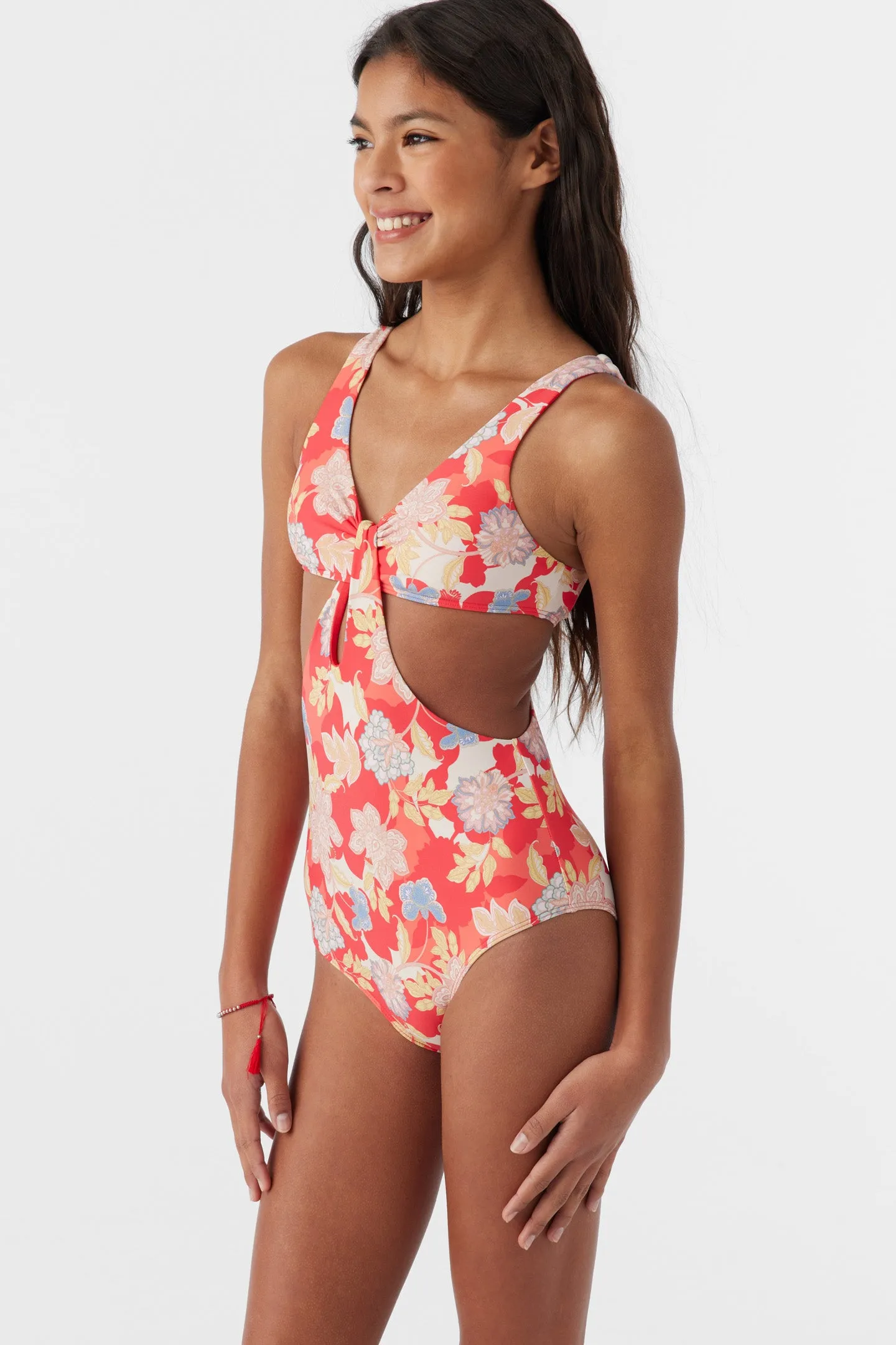 GIRL'S ANTALYA FLORAL TWIST FRONT ONE-PIECE sold by O'Neill product image thumbnail 4