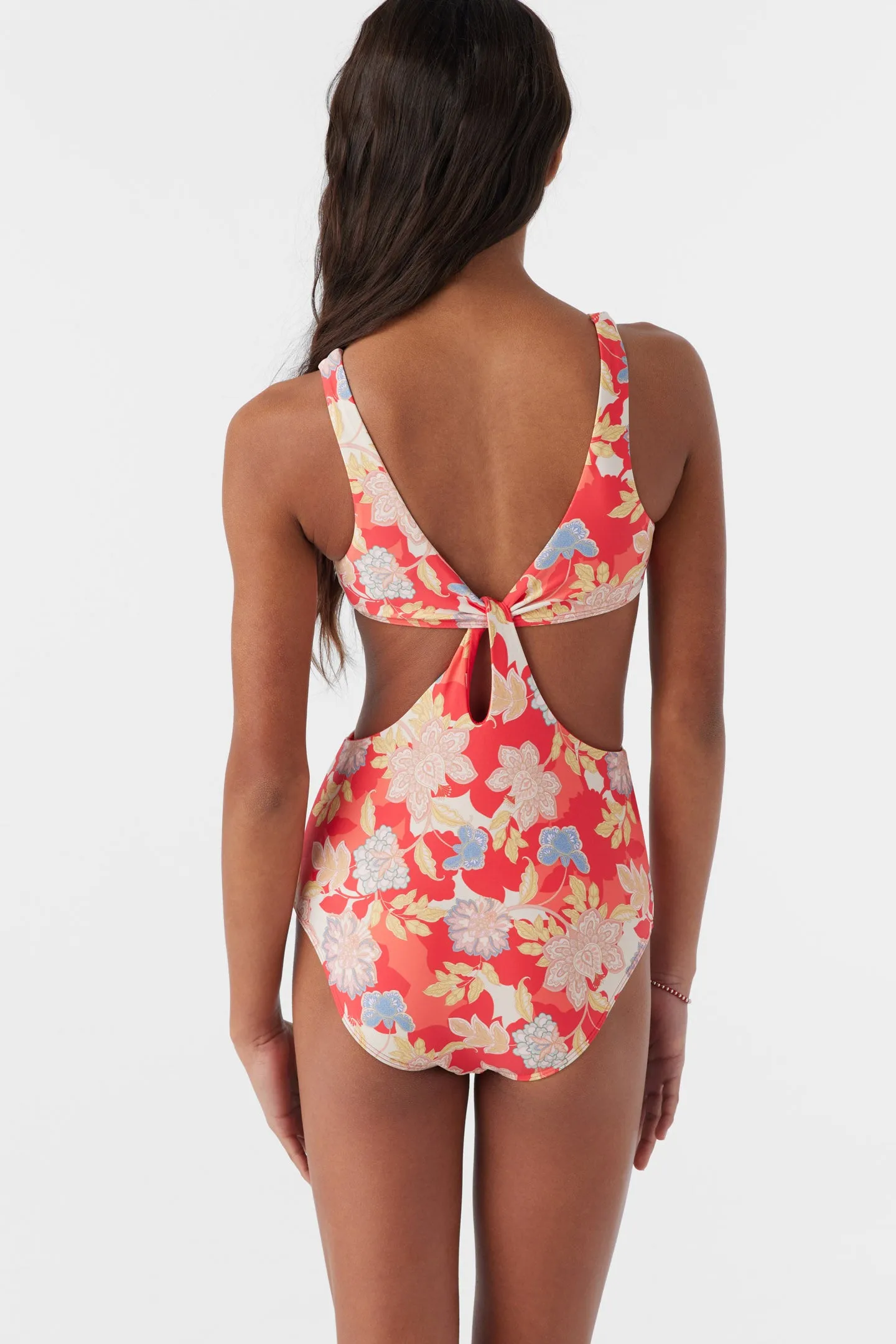 GIRL'S ANTALYA FLORAL TWIST FRONT ONE-PIECE sold by O'Neill product image thumbnail 2