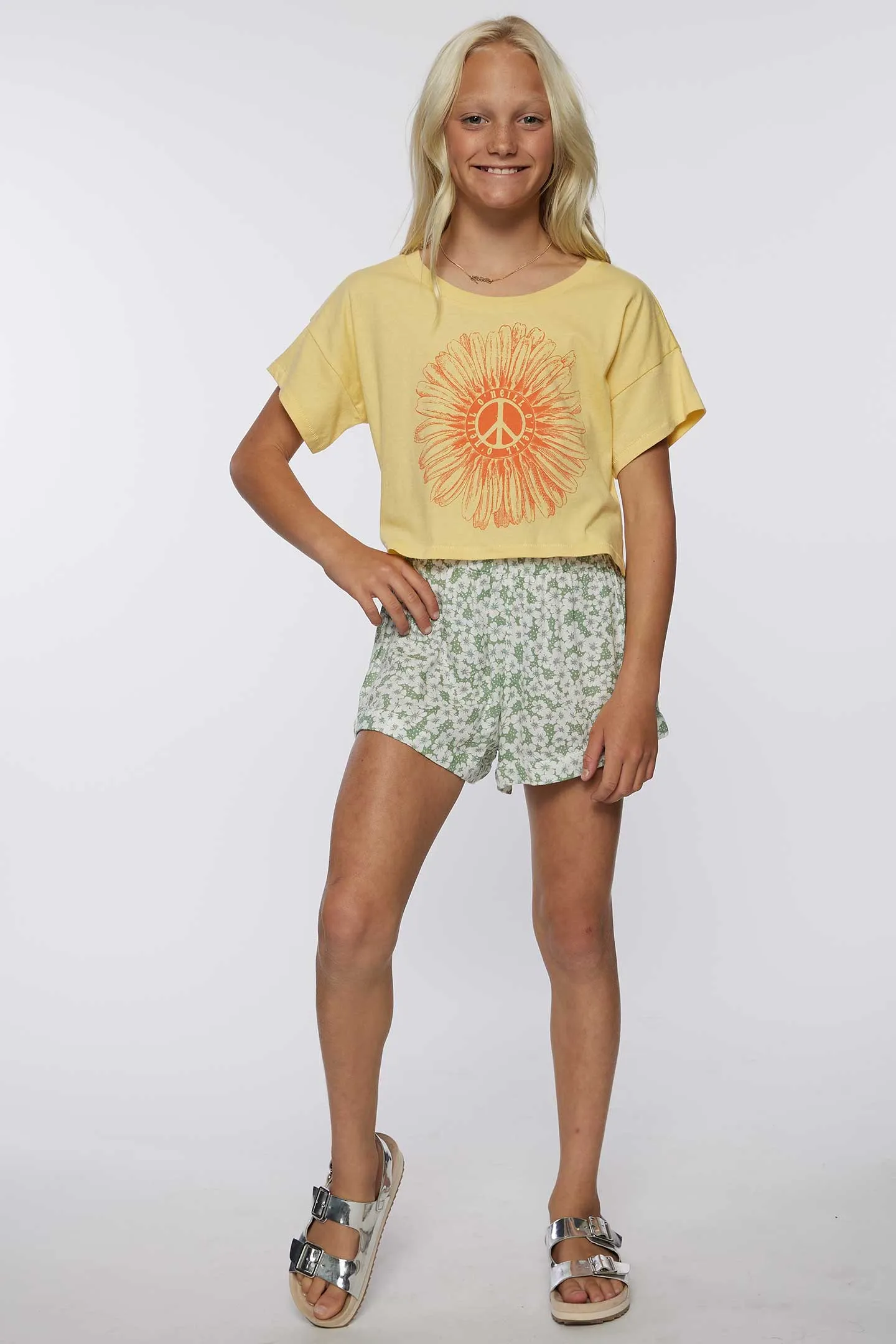 GIRL'S PEACE DAISY TEE sold by O'Neill product image thumbnail 4