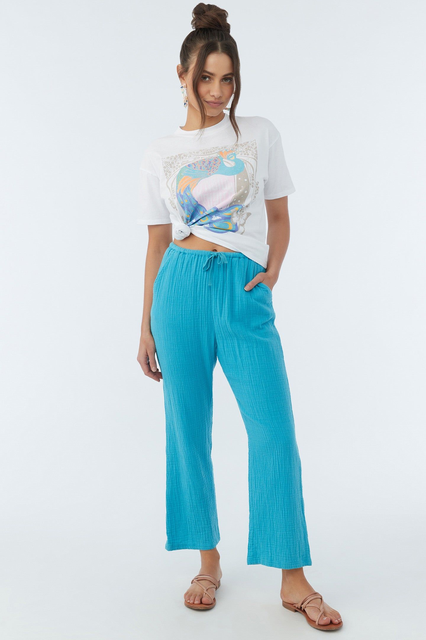BRENDA DOUBLE GAUZE PANTS sold by O'Neill product image thumbnail 8