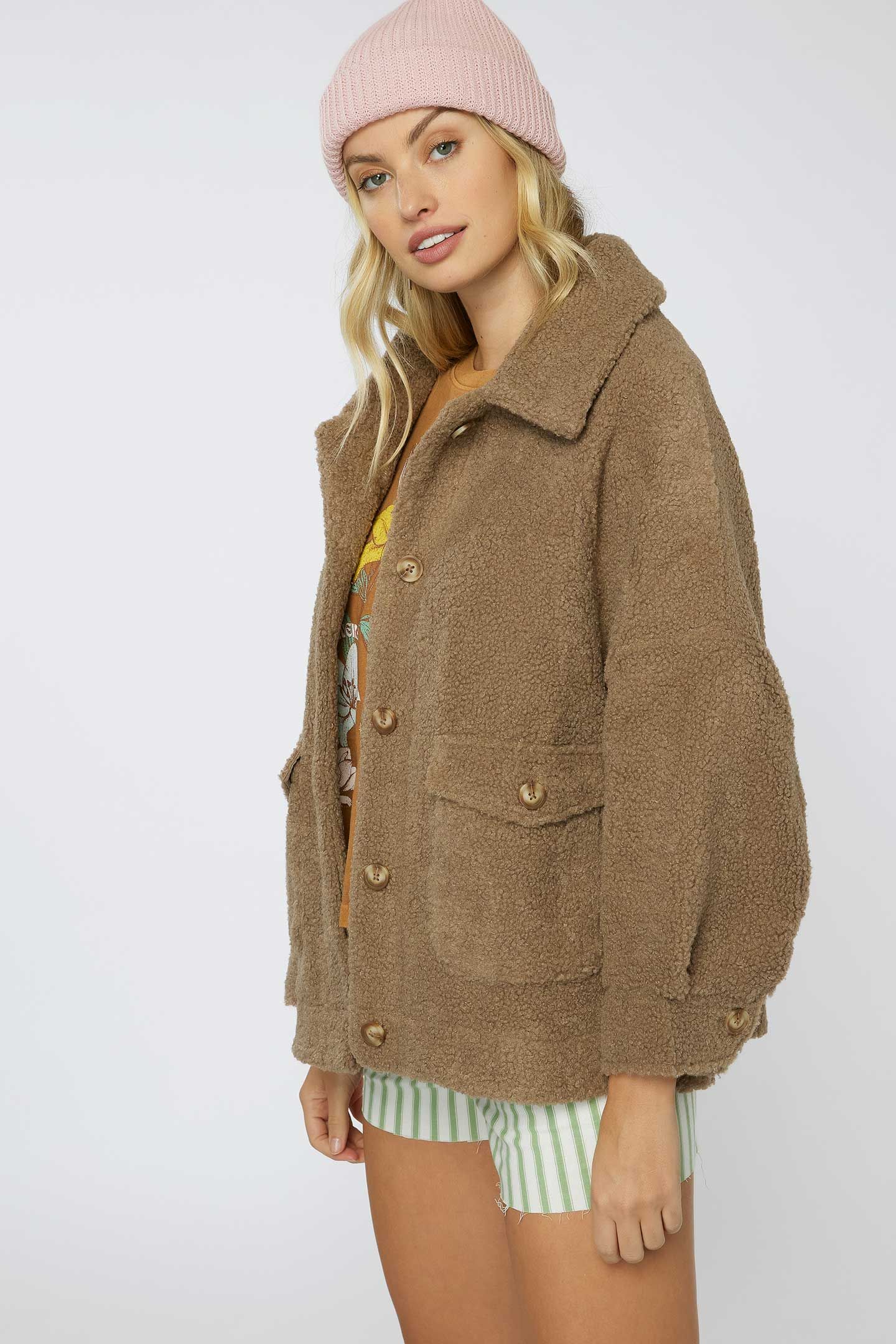 MAKENNA SOLID PILE FLEECE JACKET sold by O'Neill product image thumbnail 5