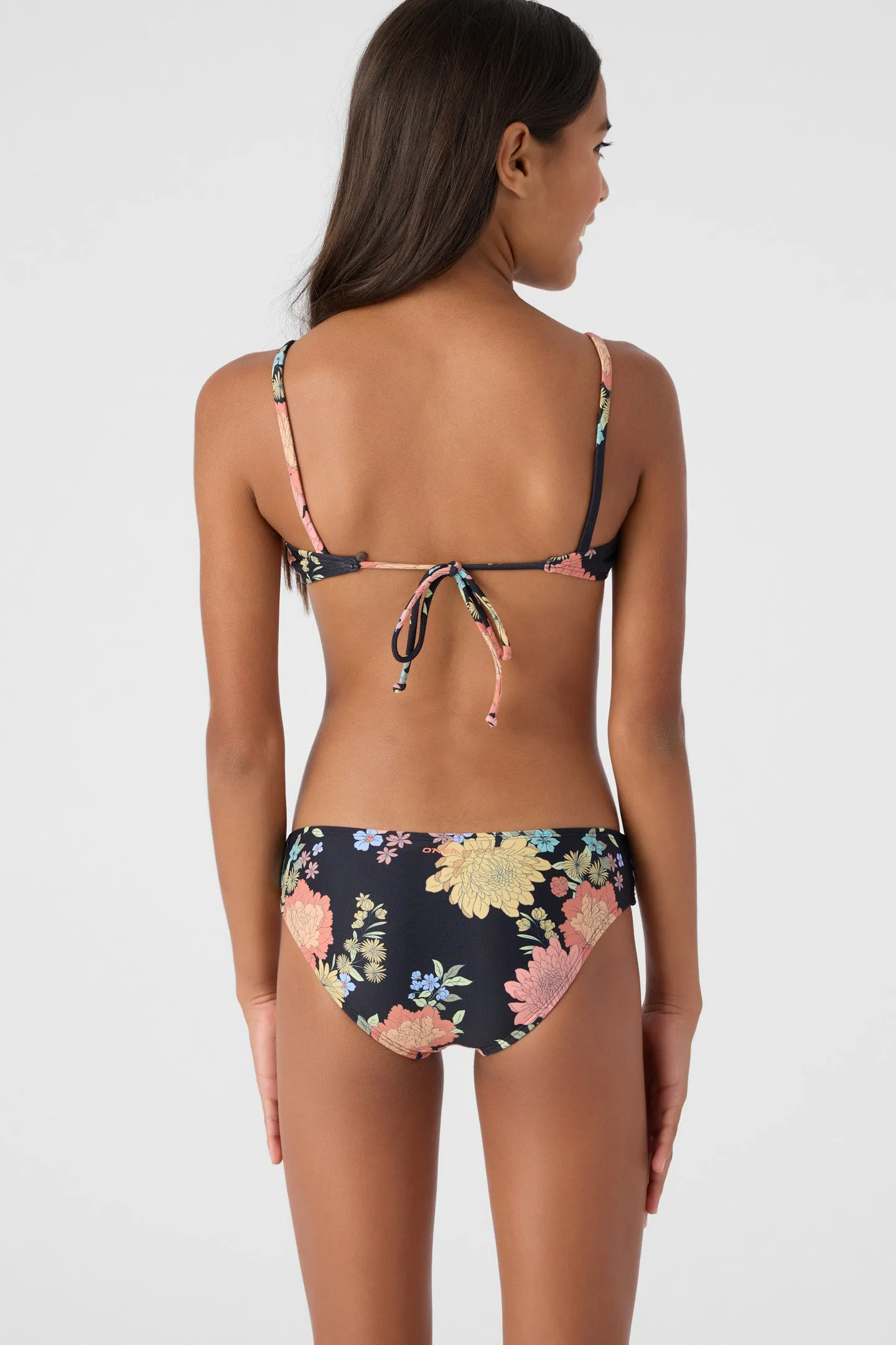 GIRL'S KALI FLORAL TIE BACK BRALETTE & BOTTOMS sold by O'Neill product image thumbnail 2