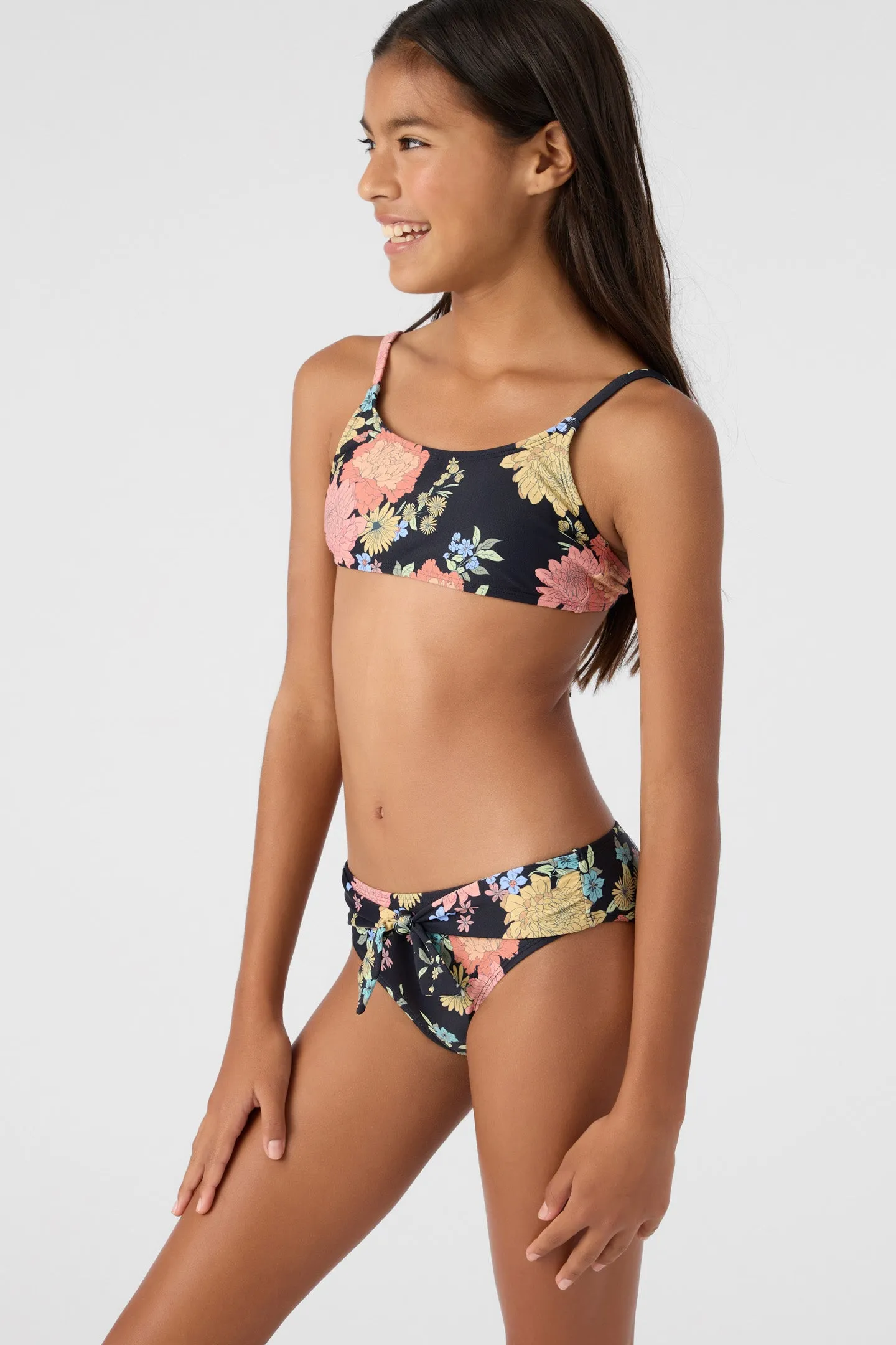 GIRL'S KALI FLORAL TIE BACK BRALETTE & BOTTOMS sold by O'Neill product image thumbnail 4