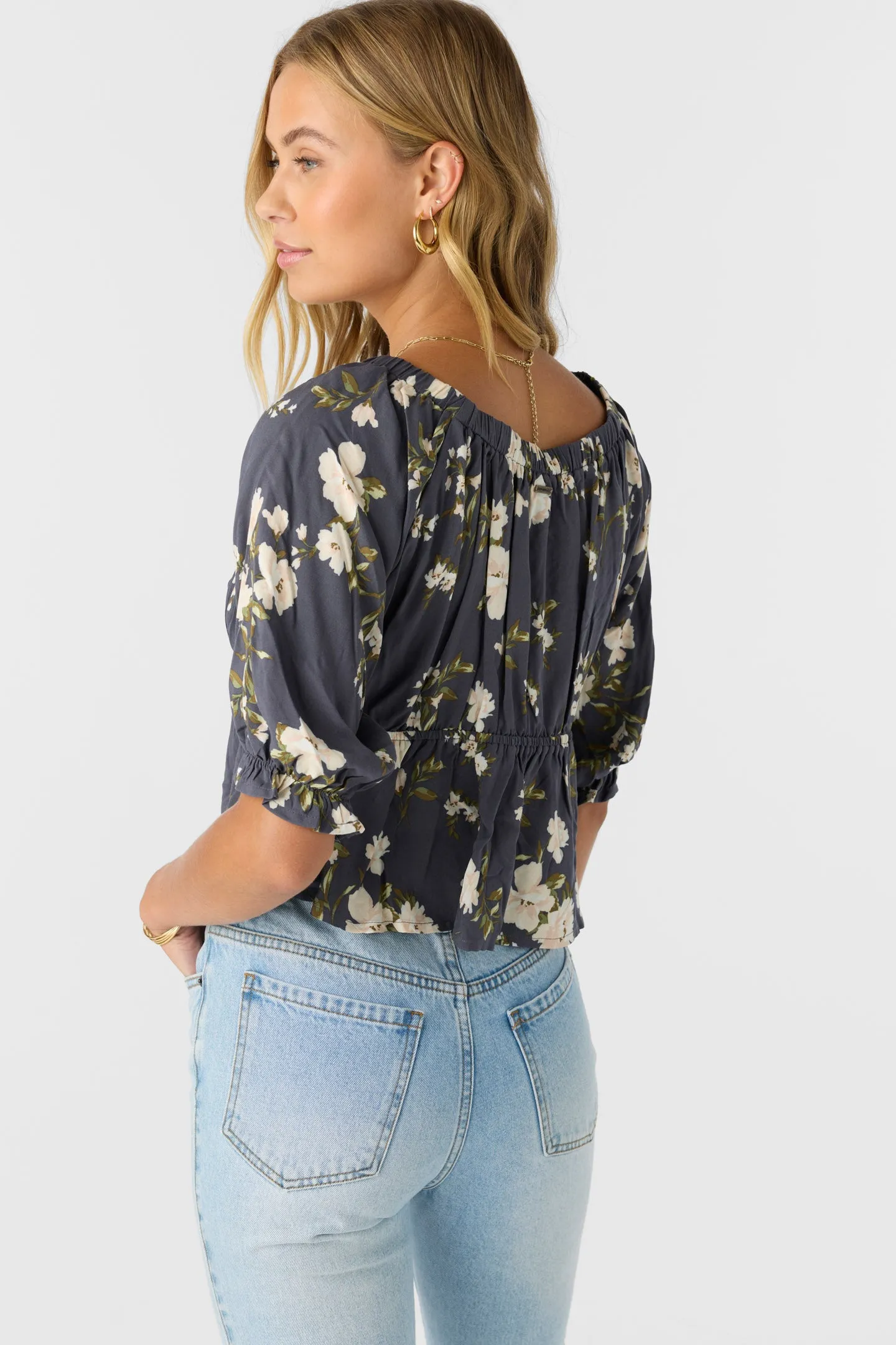CRISELLA KENDRA FLORAL BLOUSON TOP sold by O'Neill product image thumbnail 2