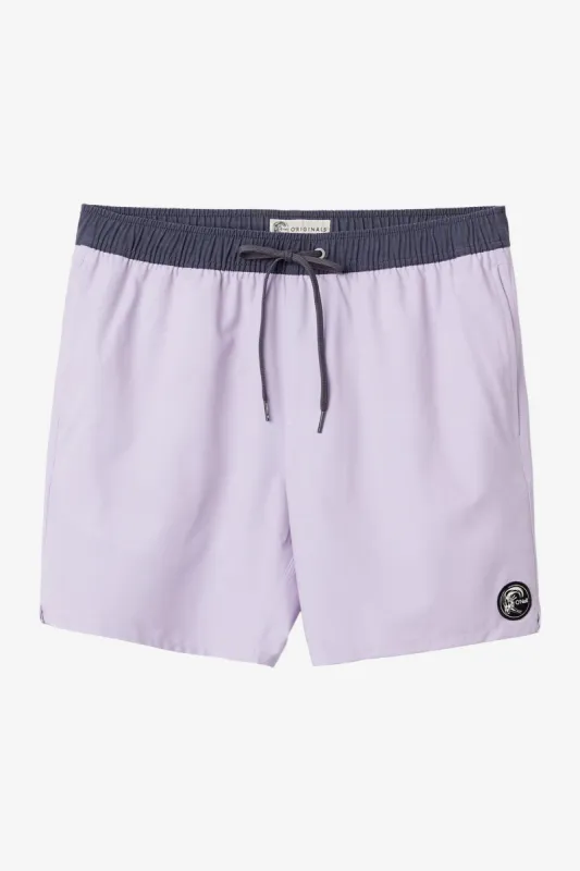 O'RIGINALS SOLID ELASTIC WAIST 16" SWIM TRUNKS sold by O'Neill