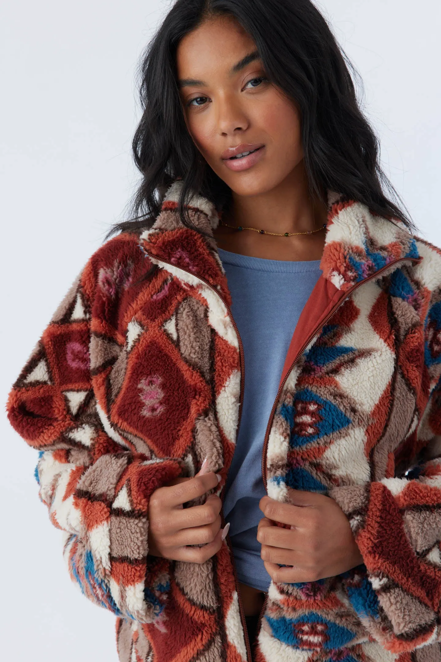 RORI HIGH PILE FLEECE CROPPED JACKET sold by O'Neill product image thumbnail 5