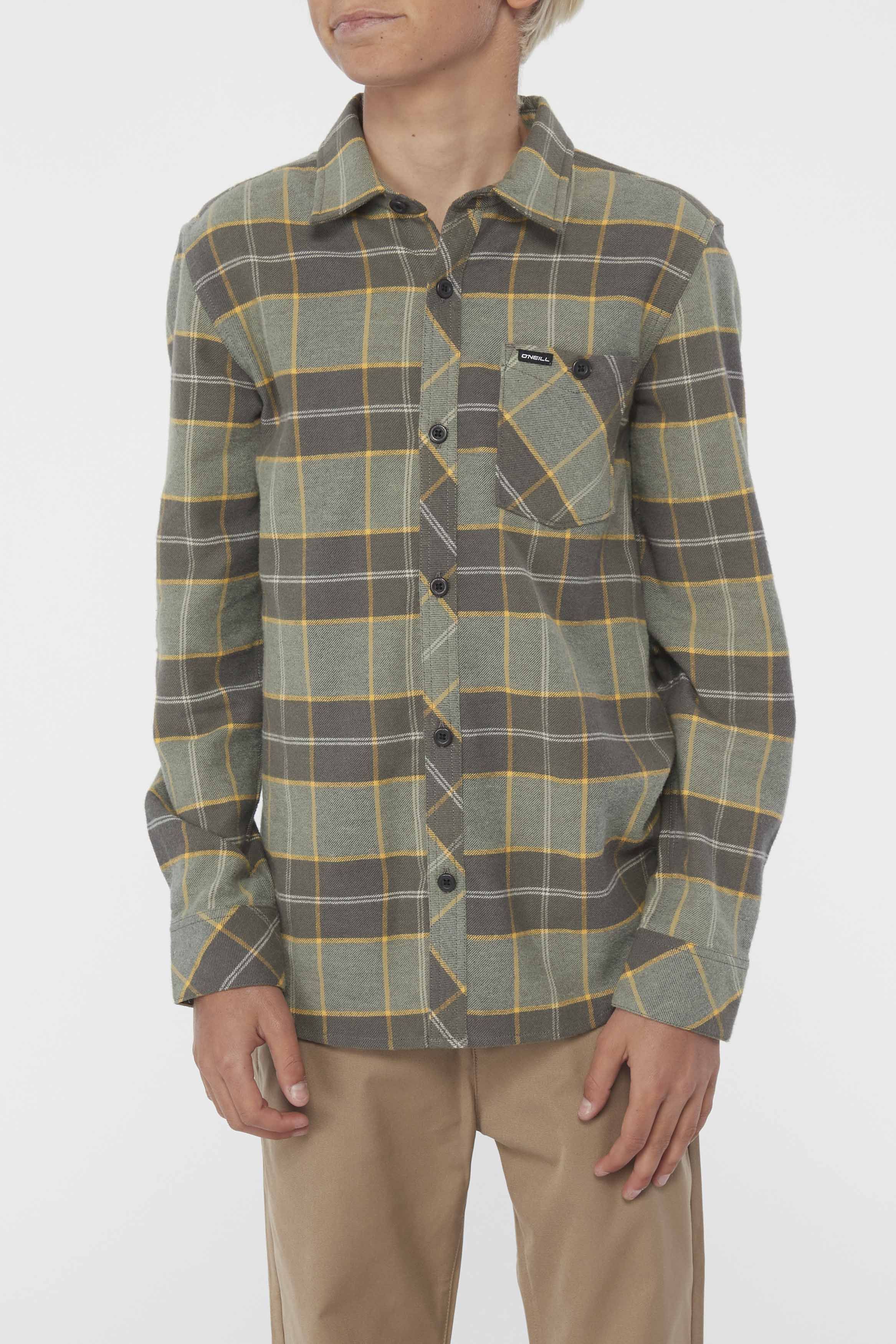 BOY'S REDMOND PLAID STRETCH FLANNEL SHIRT sold by O'Neill product image thumbnail 2