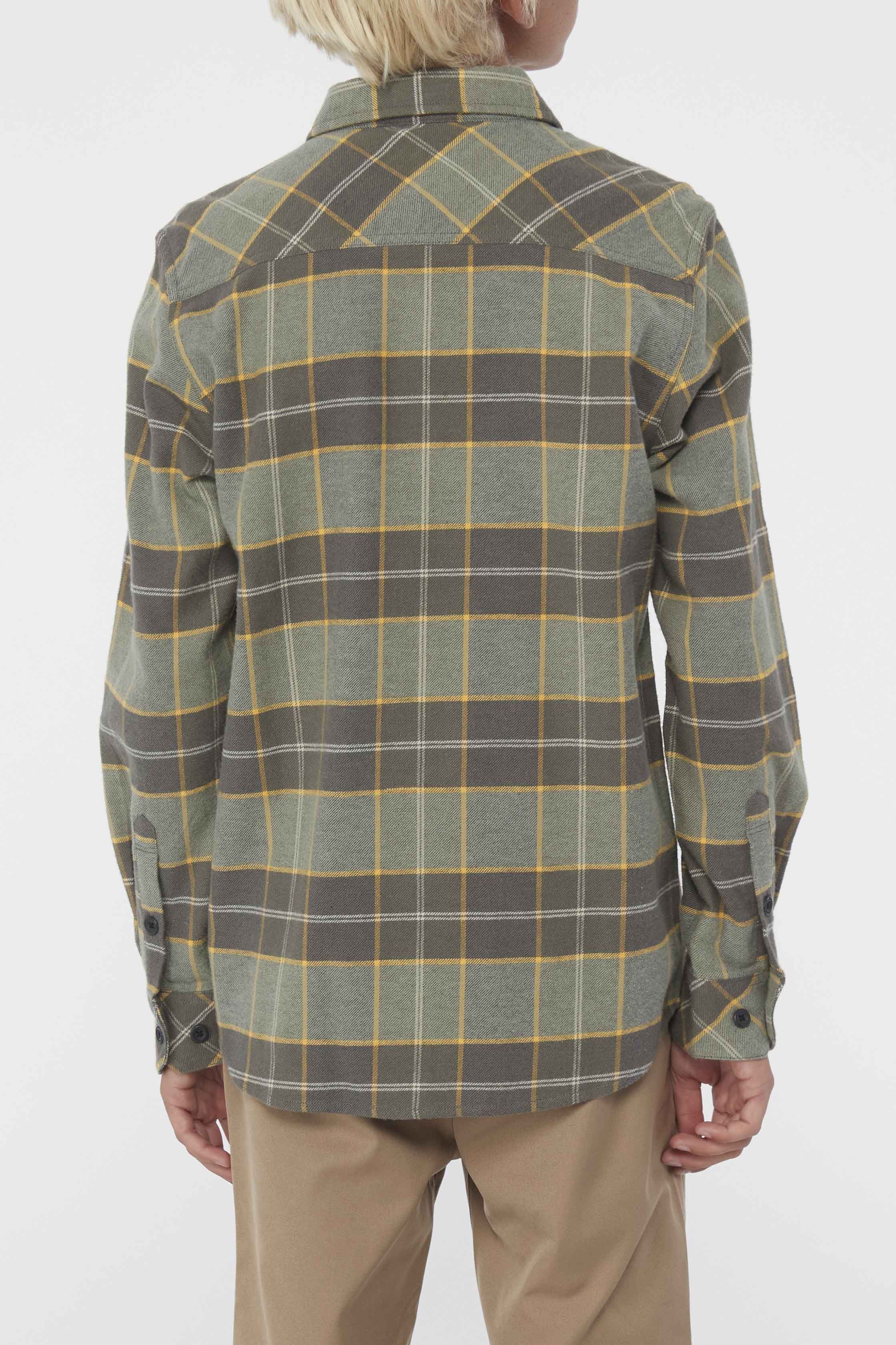 BOY'S REDMOND PLAID STRETCH FLANNEL SHIRT sold by O'Neill product image thumbnail 4