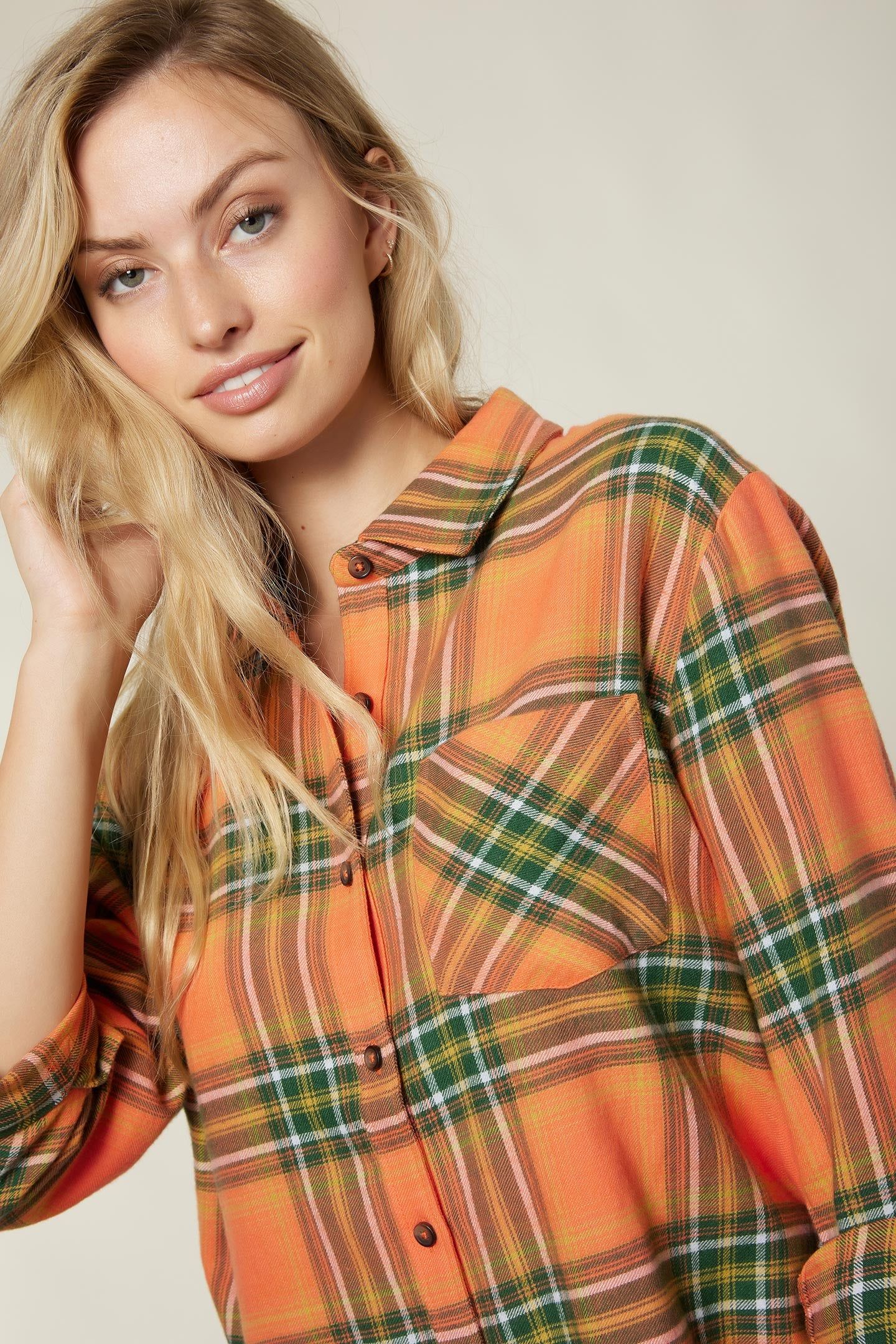 LOGAN FLANNEL TOP sold by O'Neill product image thumbnail 4