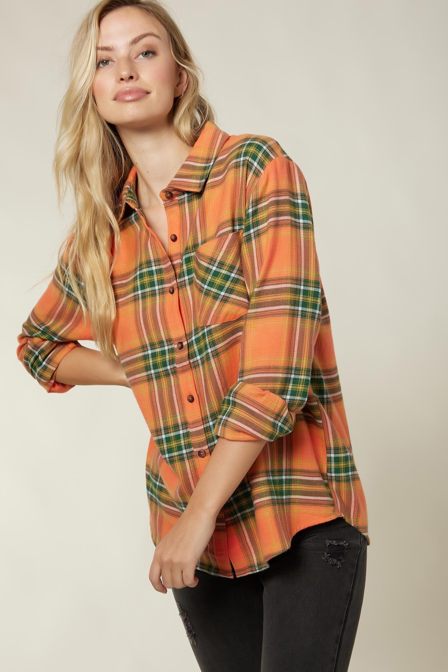 LOGAN FLANNEL TOP sold by O'Neill product image thumbnail 7