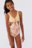 GIRL'S SUNNYSIDE FLORAL LOOP ONE-PIECE sold by O'Neill