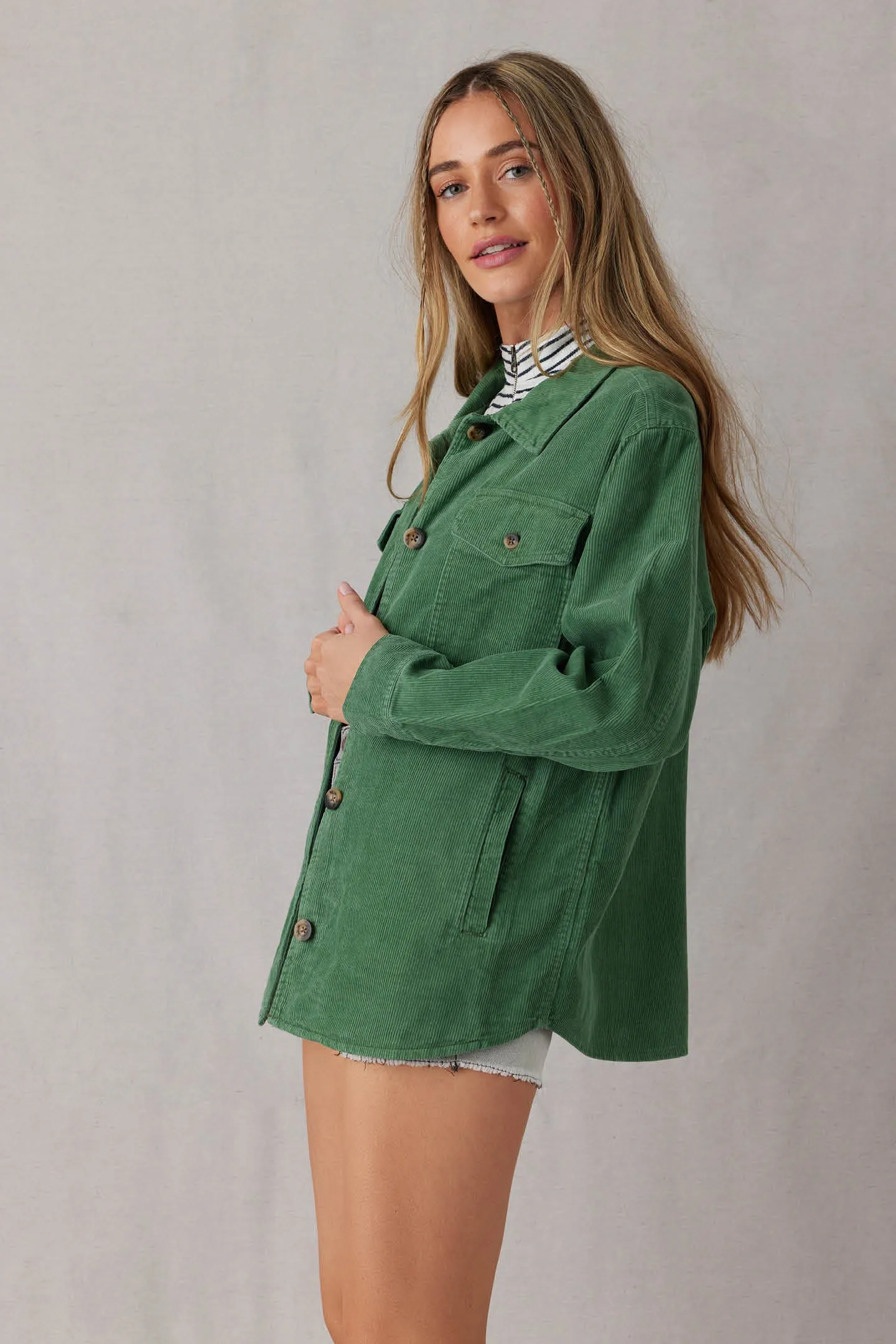 TIDAL CORDUROY BUTTON-UP JACKET sold by O'Neill product image thumbnail 2
