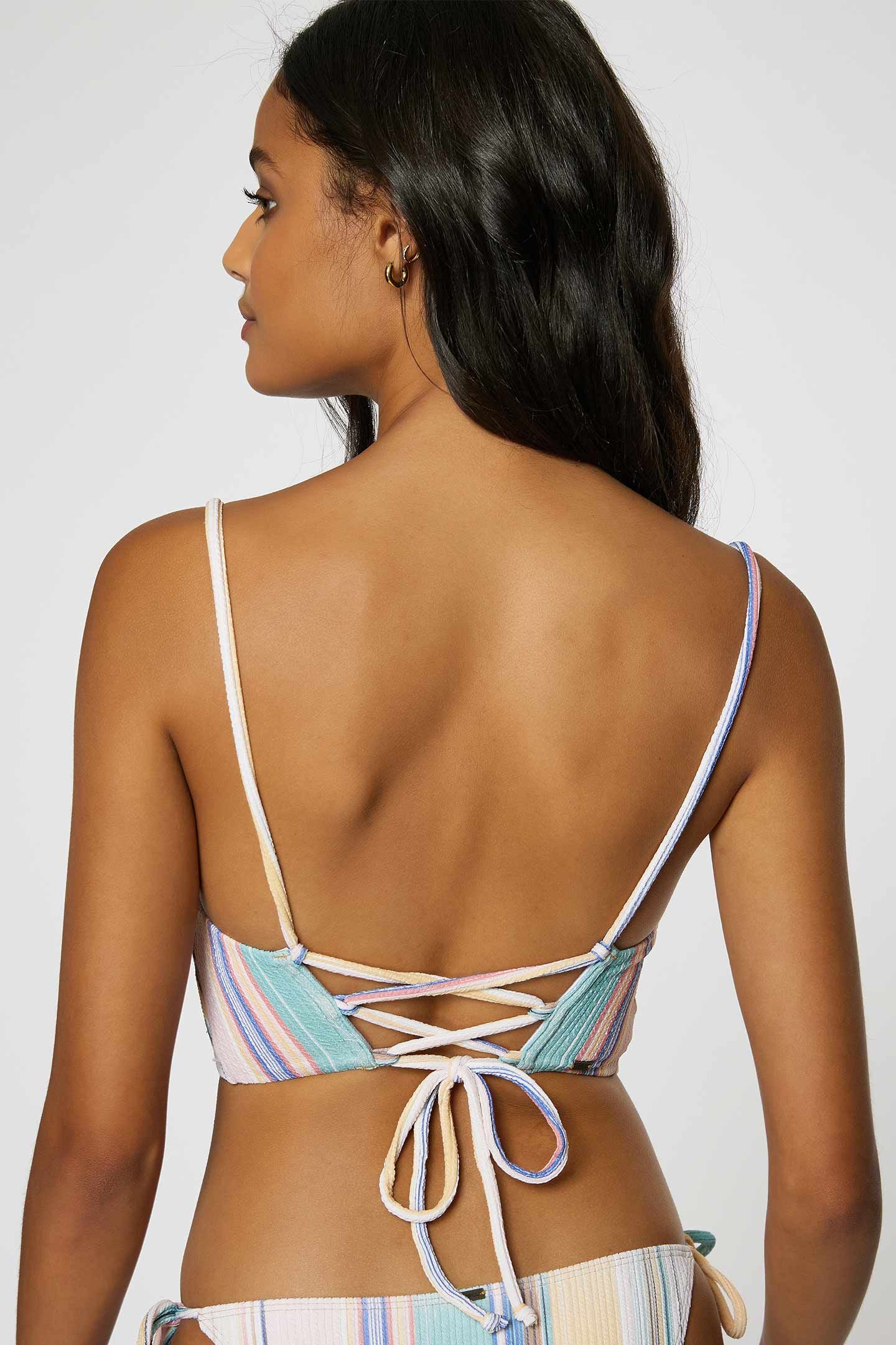 BAJA STRIPE RIB TEXTURE MIDDLES MID-BRALETTE TOP sold by O'Neill product image thumbnail 12