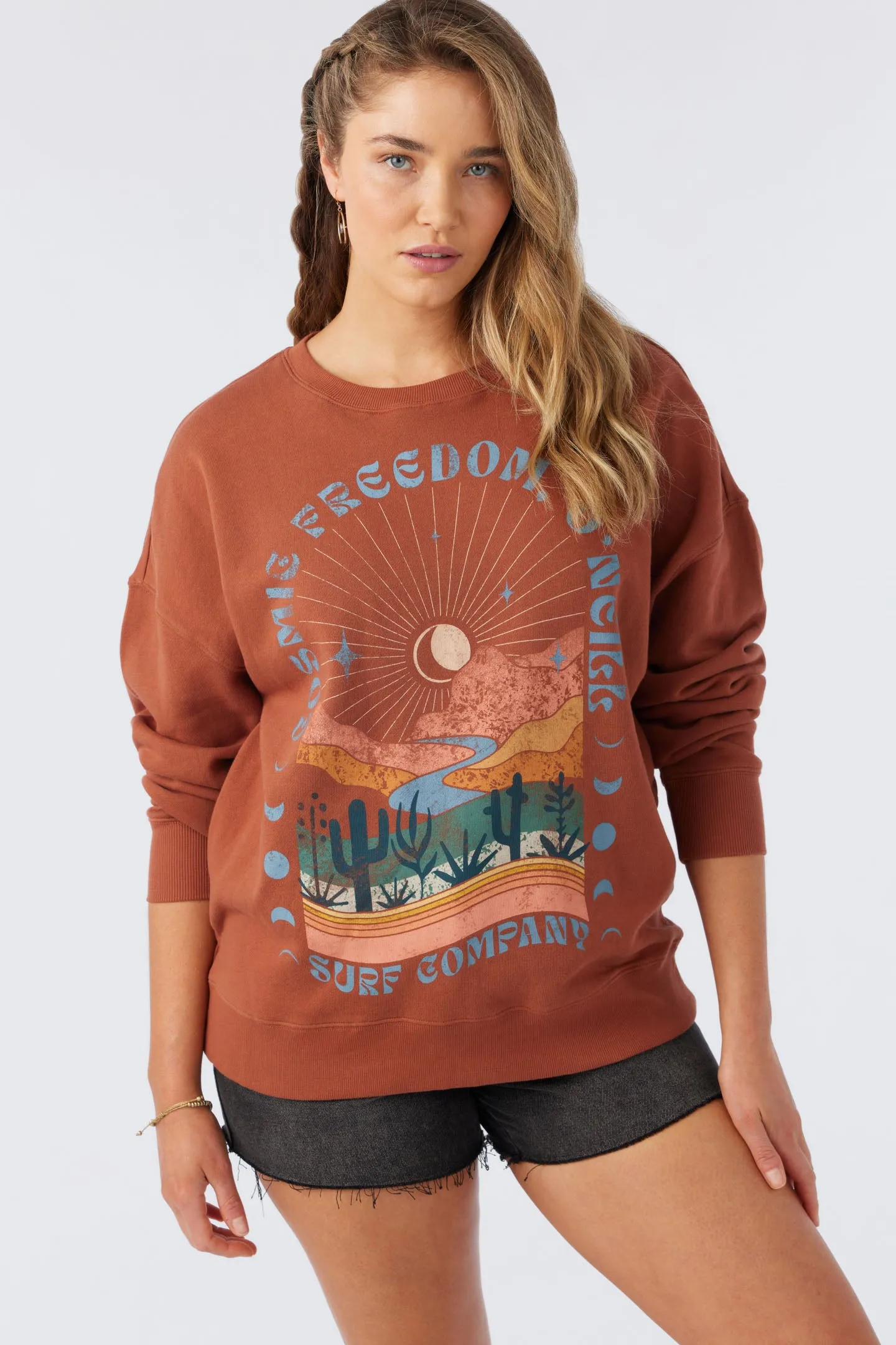 CHOICE CREWNECK OVERSIZED-FIT FLEECE PULLOVER sold by O'Neill product image thumbnail 5
