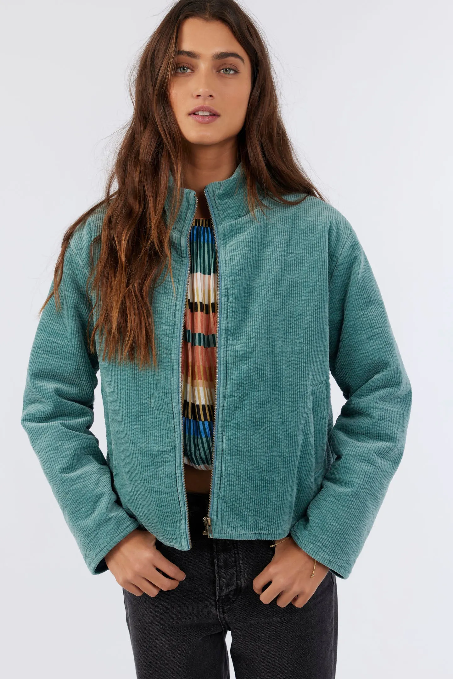 NOVAH CORDUROY QUILTED ZIP JACKET sold by O'Neill product image thumbnail 5