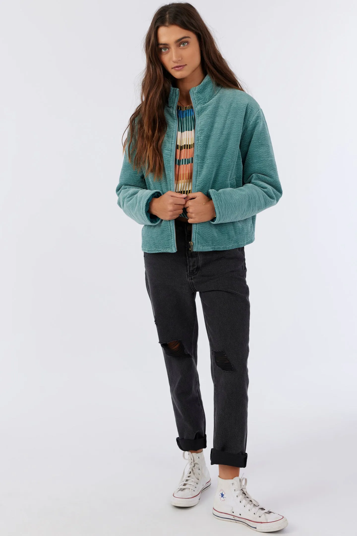 NOVAH CORDUROY QUILTED ZIP JACKET sold by O'Neill product image thumbnail 3