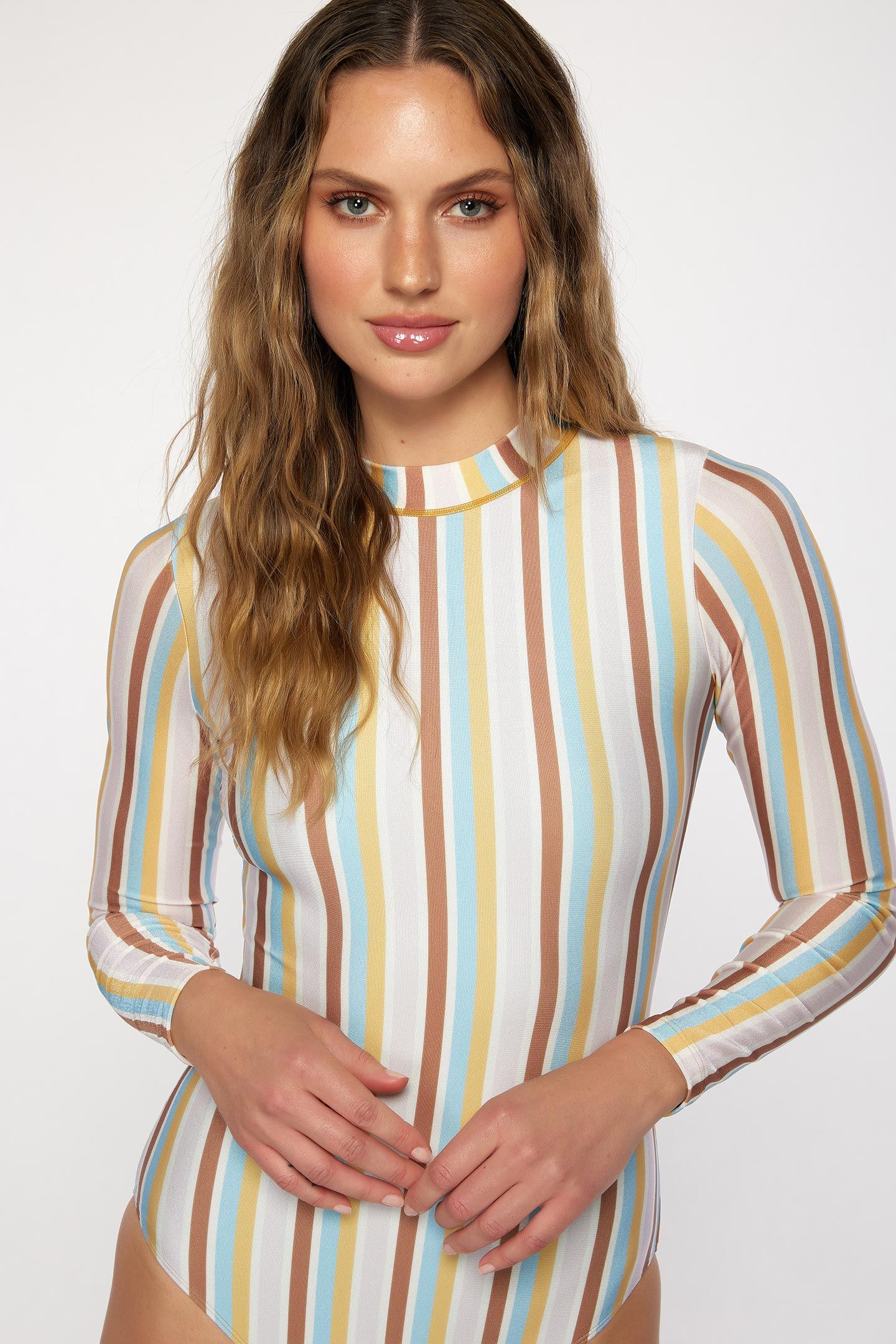 HEIDI STRIPE MYRTOS LONG SLEEVE SURF SUIT sold by O'Neill product image thumbnail 6