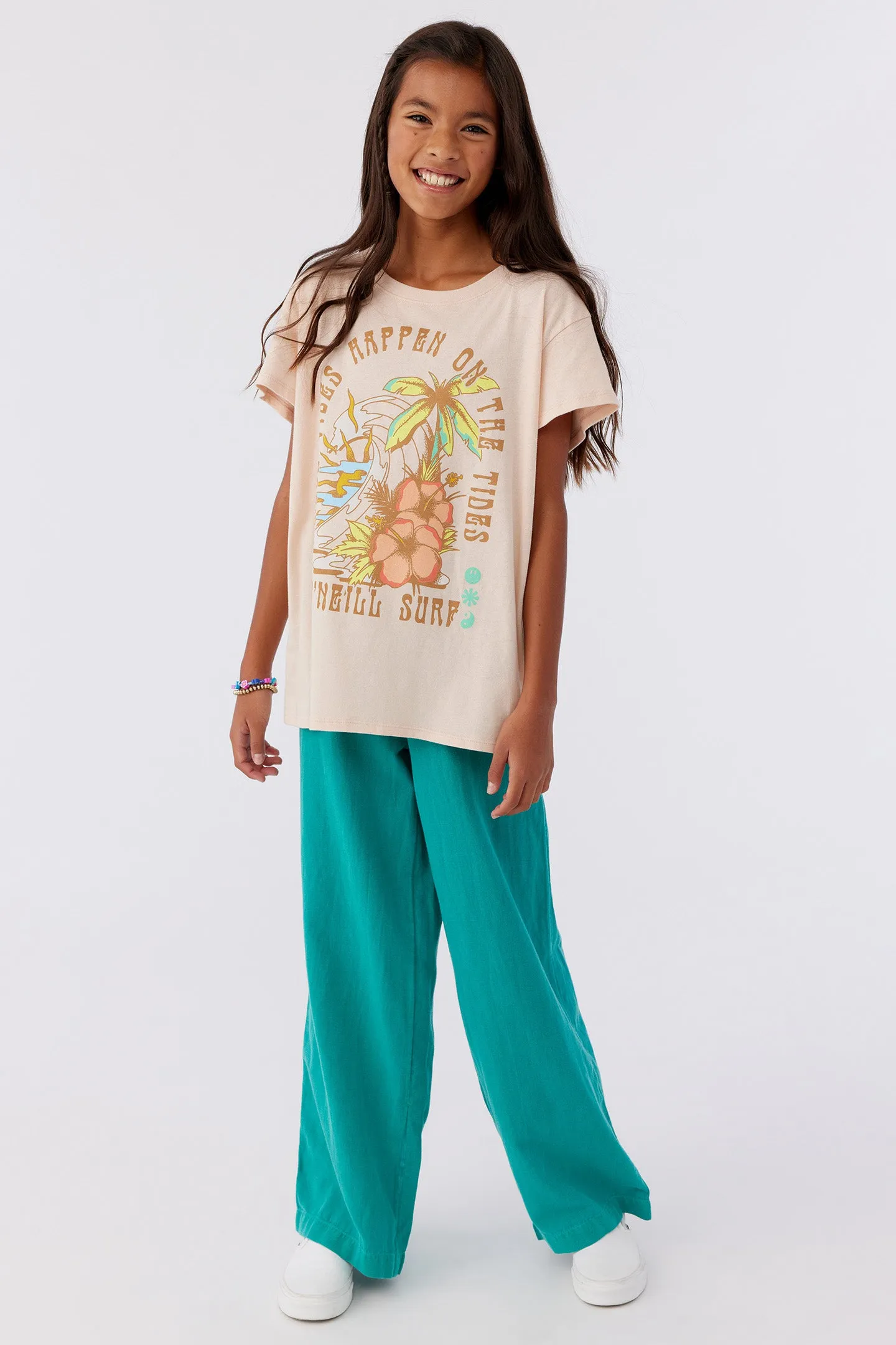 GIRL'S GOOD VIBE TIDE TEE sold by O'Neill product image thumbnail 3