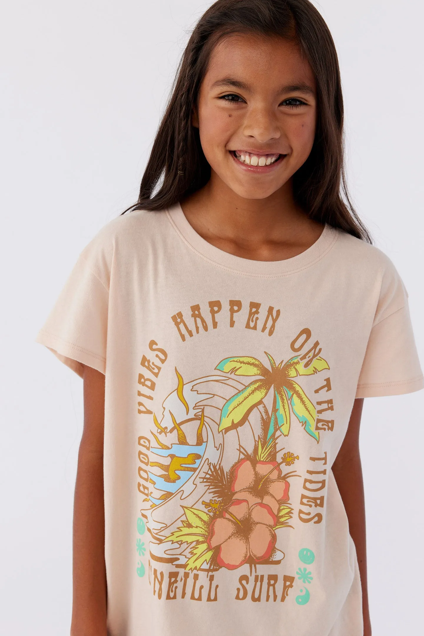 GIRL'S GOOD VIBE TIDE TEE sold by O'Neill product image thumbnail 4