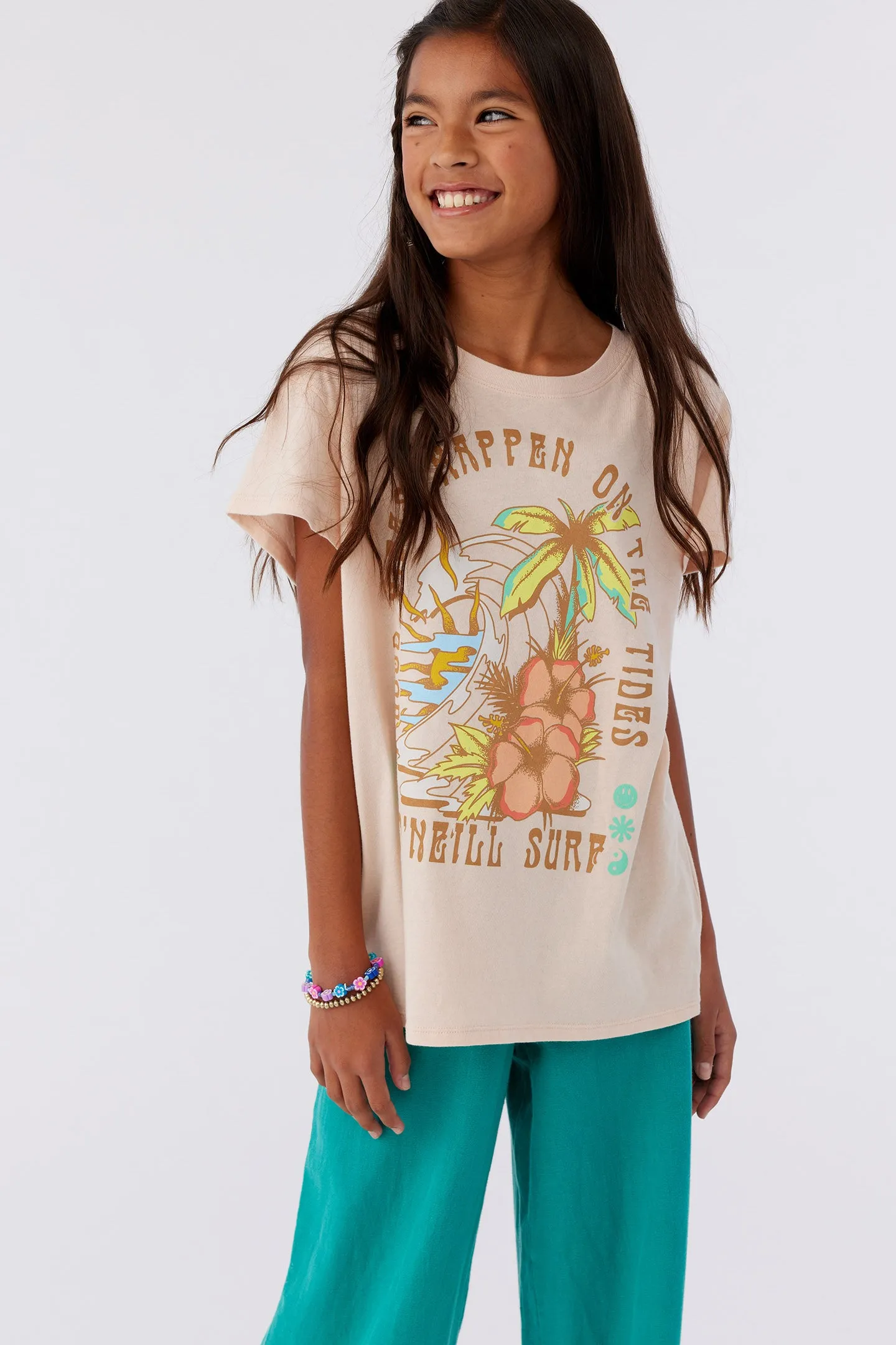 GIRL'S GOOD VIBE TIDE TEE sold by O'Neill