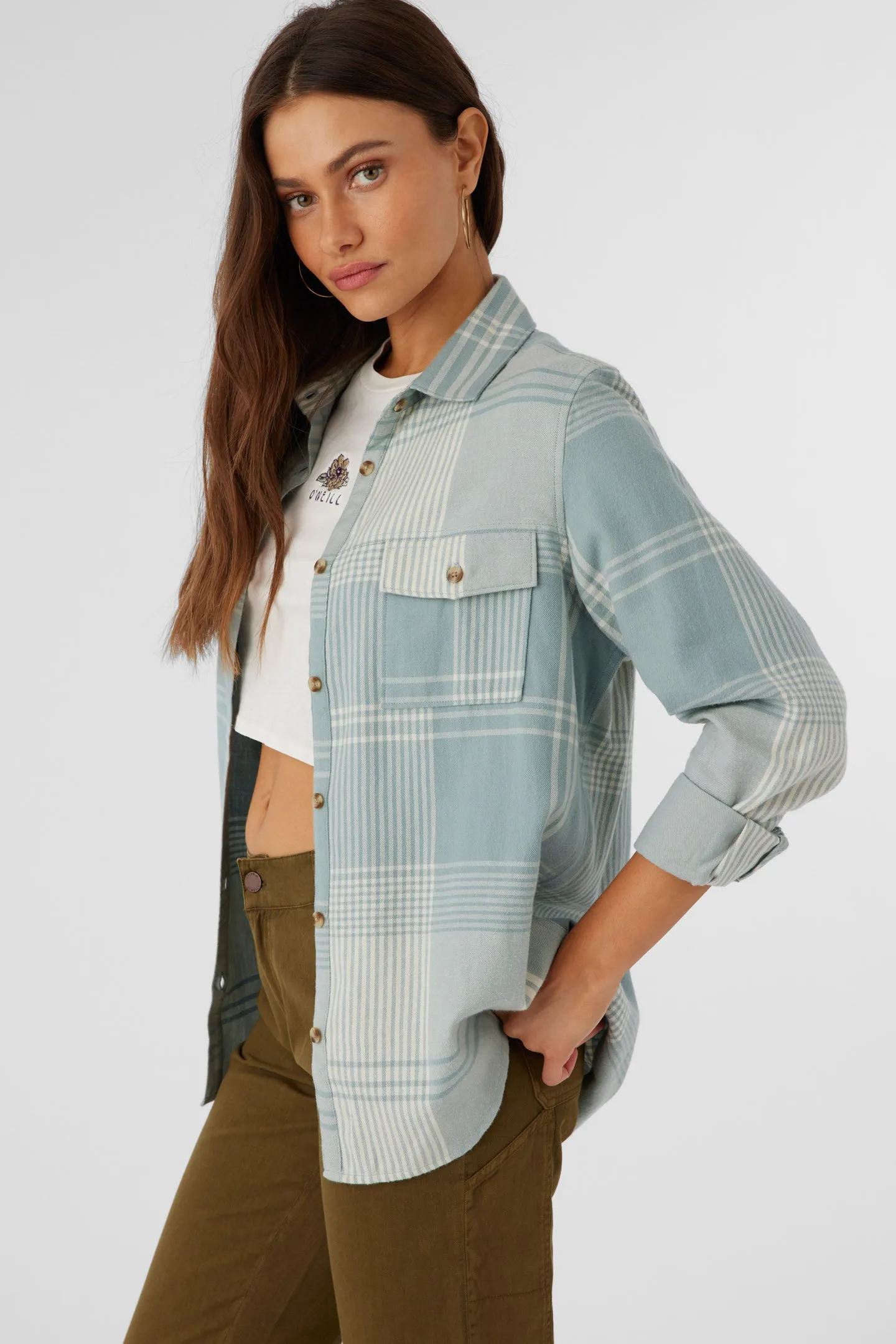 BROOKS FLANNEL OVERSIZED FIT SHIRT sold by O'Neill product image thumbnail 5