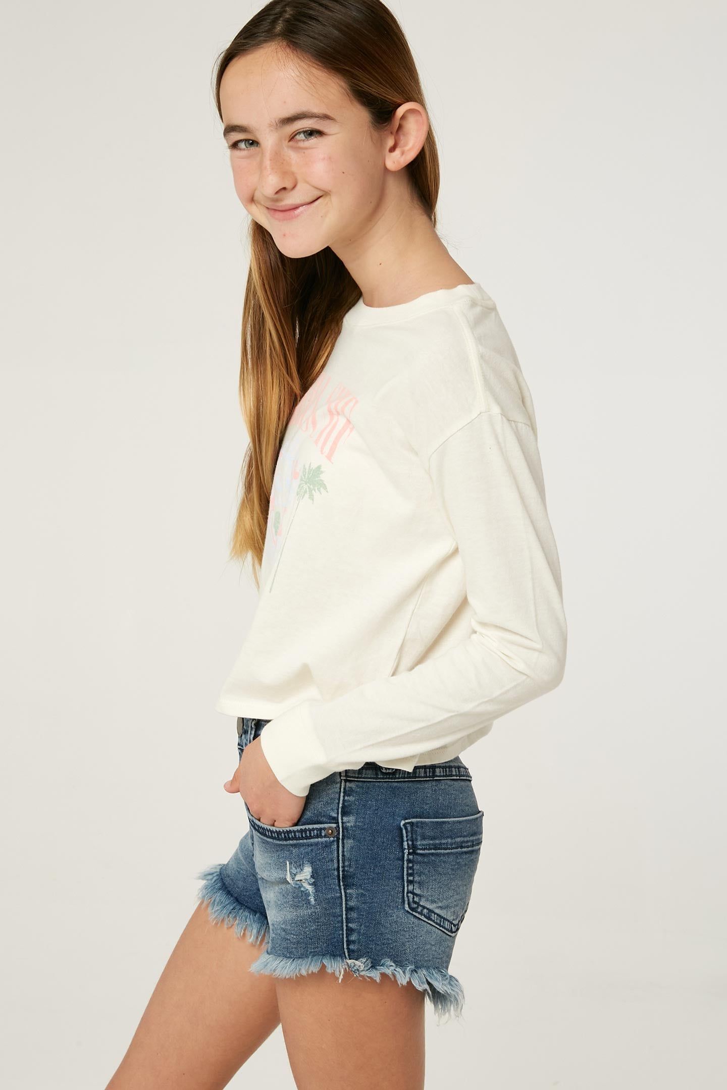GIRL'S COOL COLLEGE LONG SLEEVE TEE sold by O'Neill product image thumbnail 6