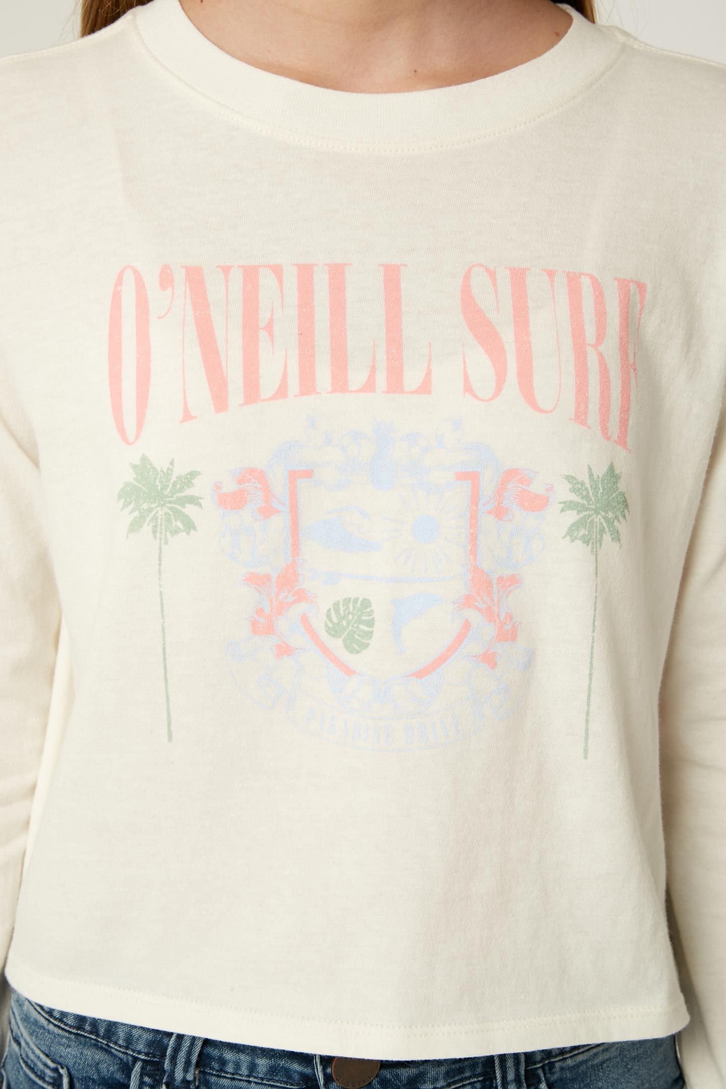 GIRL'S COOL COLLEGE LONG SLEEVE TEE sold by O'Neill product image thumbnail 5