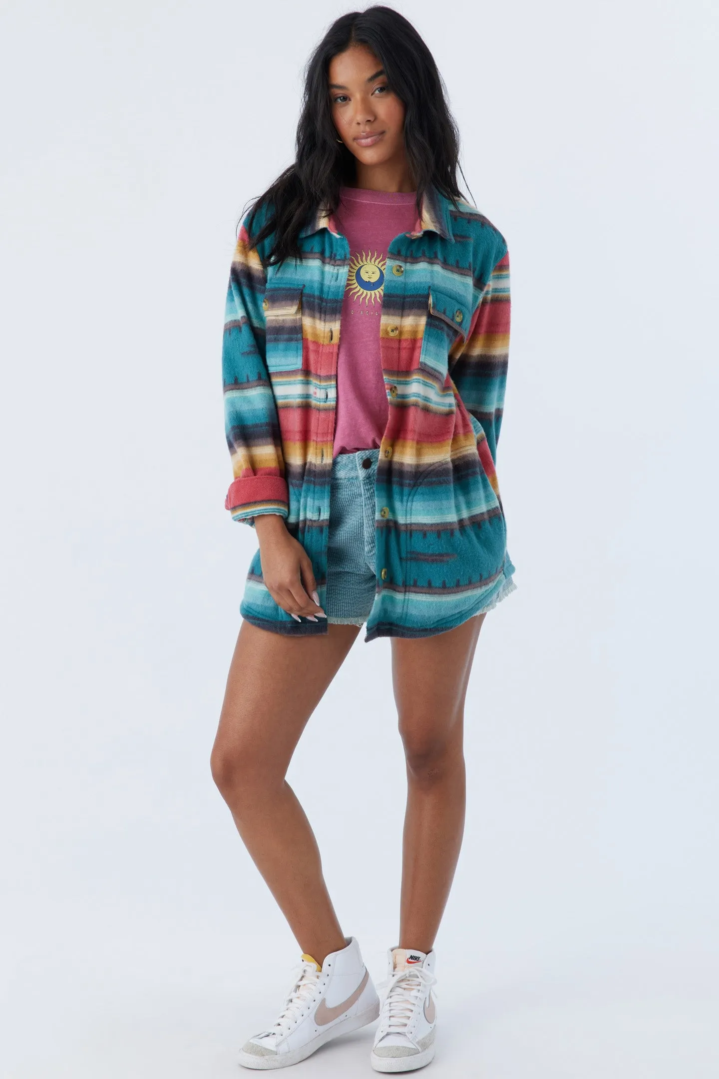 COLLINS OVERSIZED SUPERFLEECE SHACKET sold by O'Neill product image thumbnail 3