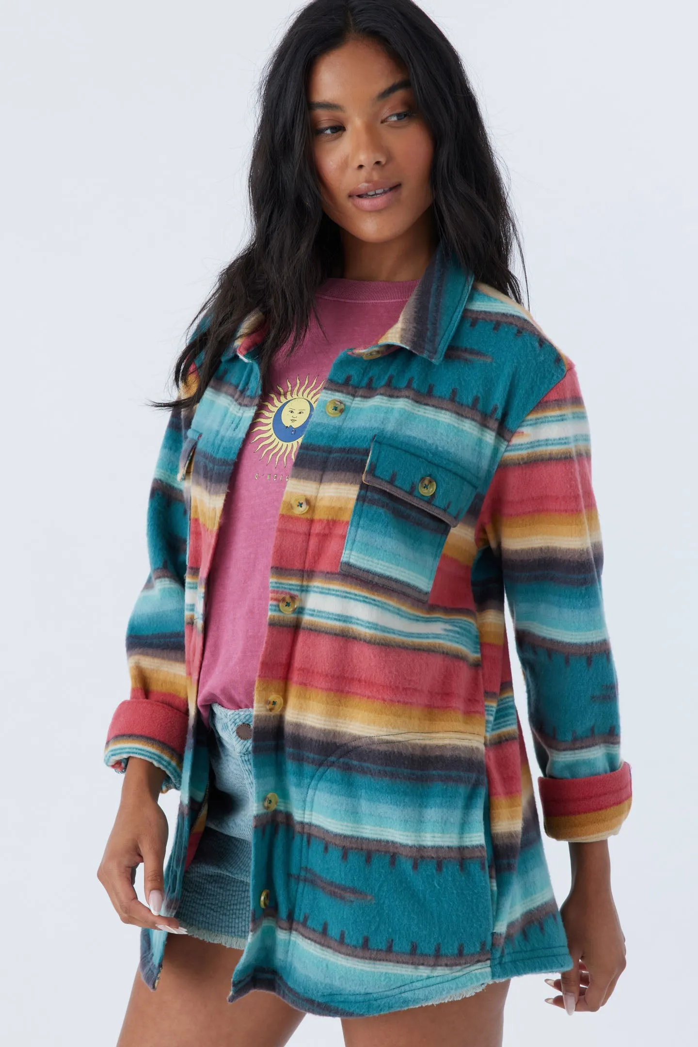 COLLINS OVERSIZED SUPERFLEECE SHACKET sold by O'Neill product image thumbnail 5