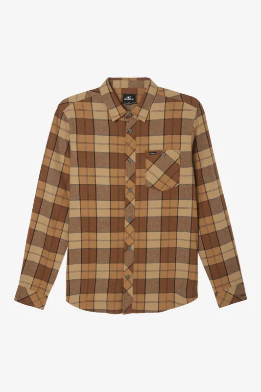 REDMOND PLAID STRETCH FLANNEL SHIRT sold by O'Neill