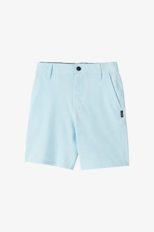 LITTLE BOY'S RESERVE HEATHER HYBRID SHORTS sold by O'Neill