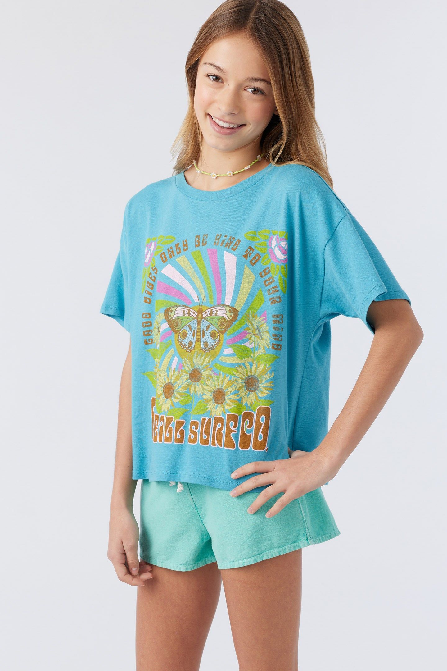 GIRL'S GOOD VIBES TEE sold by O'Neill product image thumbnail 5