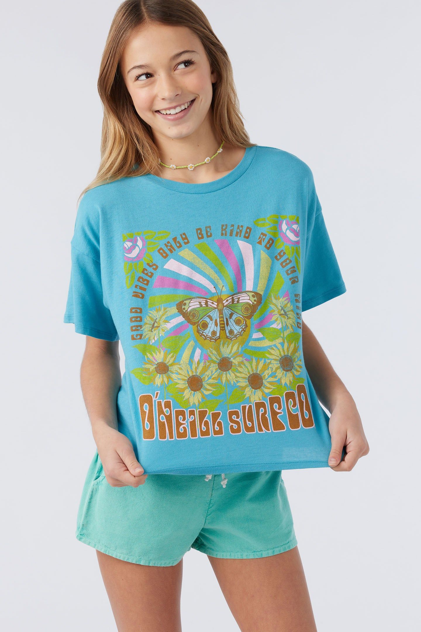 GIRL'S GOOD VIBES TEE sold by O'Neill