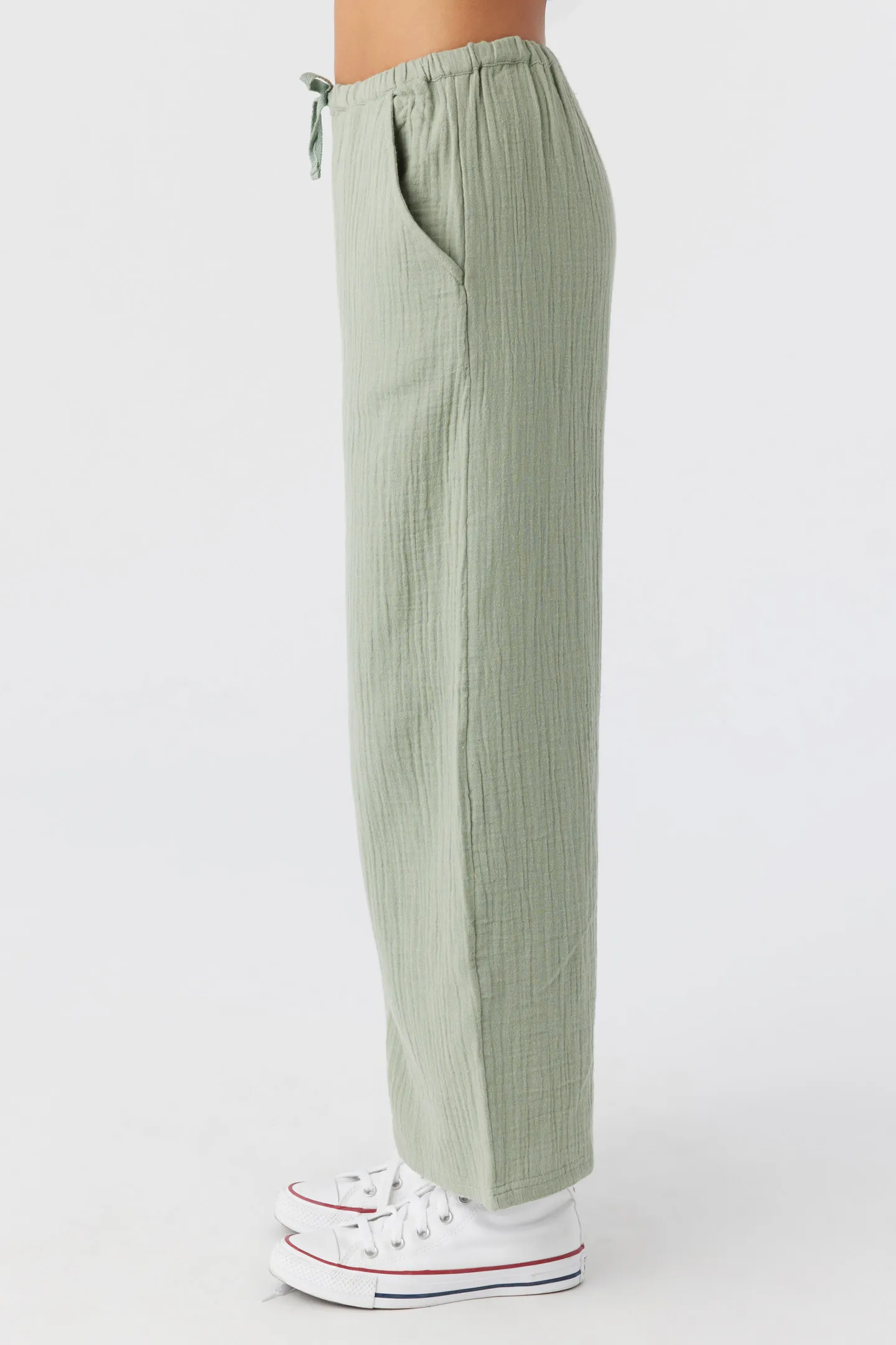 GIRL'S BRENDITA CRINKLE DOUBLE GAUZE PANTS sold by O'Neill product image thumbnail 5
