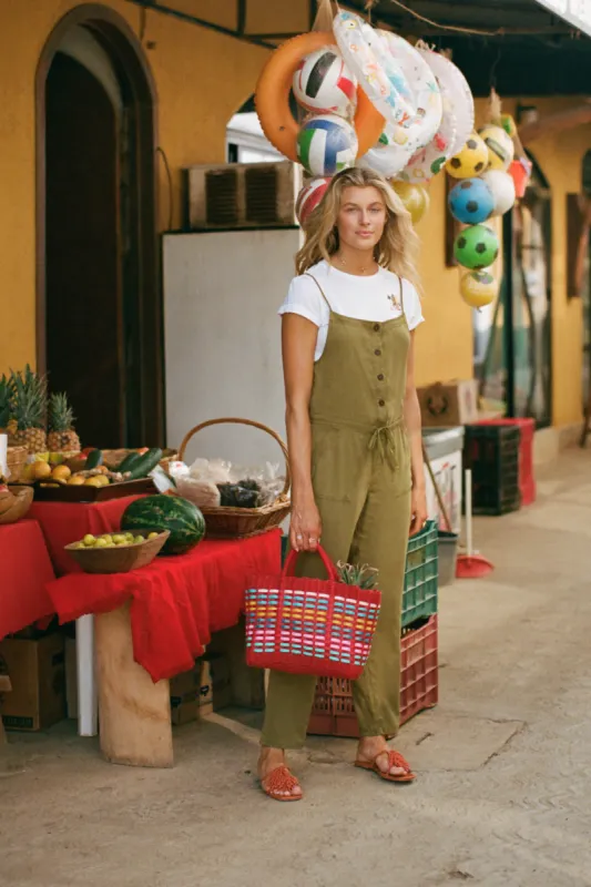 FRANCINA TWILL JUMPSUIT sold by O'Neill