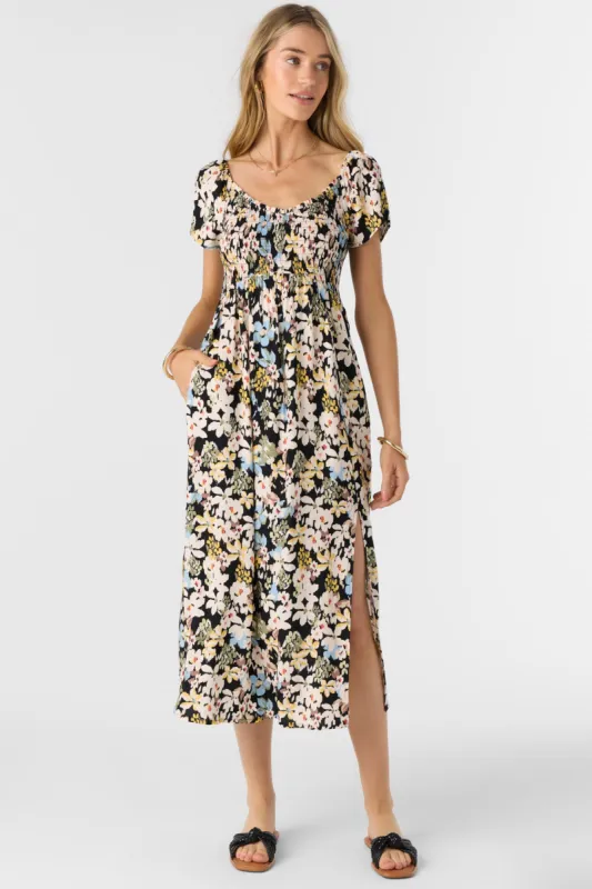 HAYZEL CAMDEN TROPICAL MIDI DRESS sold by O'Neill